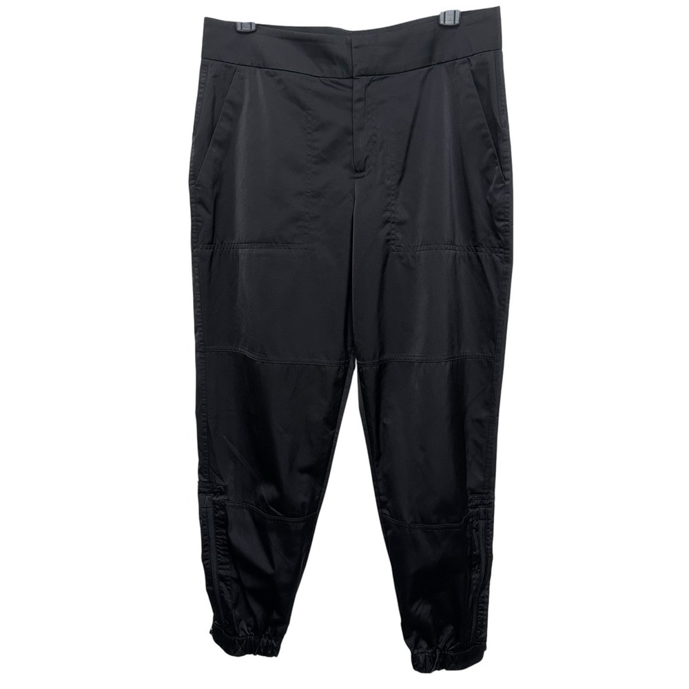 Athleta‎ Endless High Rise Black Pants Women's Size 6P 6 Petite Radiant Jogger